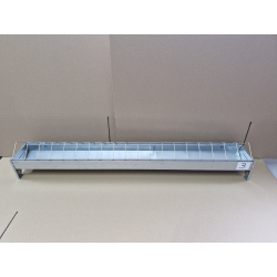 Korytko paszowe NR 3 dla kurcząt, niosek 100 cm z blachy ocynkowanej OUTLET
