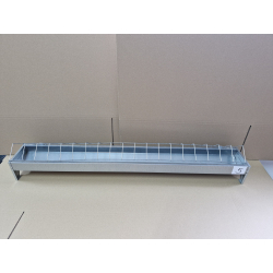 Korytko paszowe NR 5 dla kurcząt, niosek 100 cm z blachy ocynkowanej OUTLET